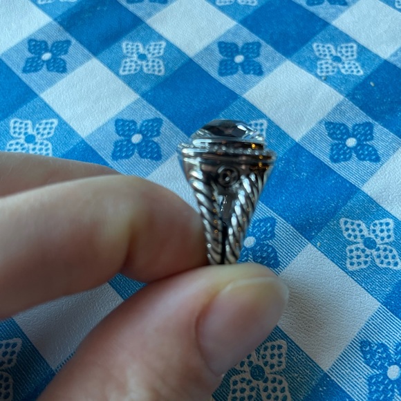 David Yurman size 7 ring. Color “Clear” - Picture 4 of 7